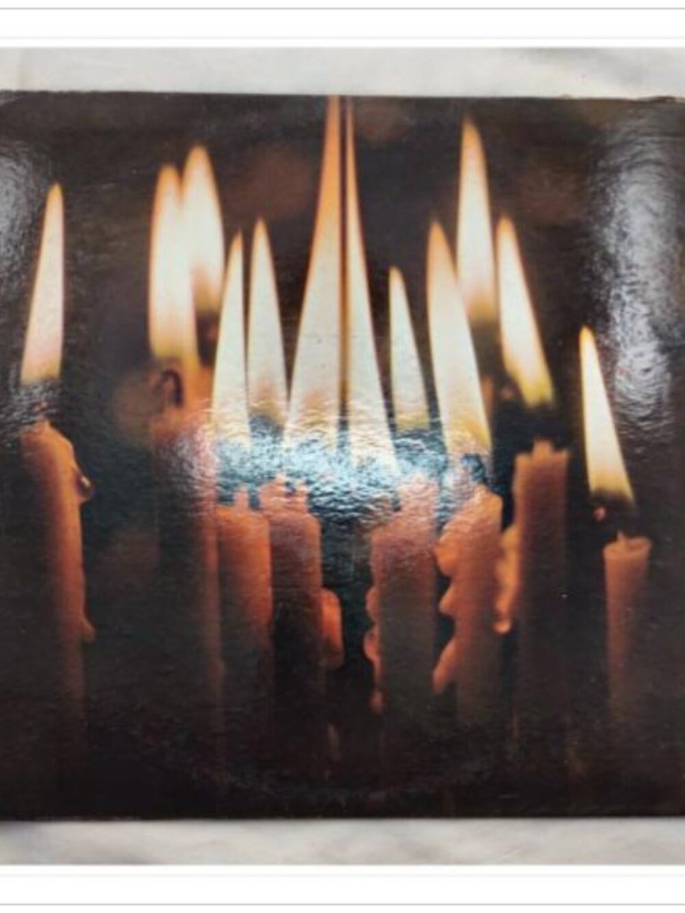 Vintage Christmas Choral Music Vinyl LP Album Ambient Burning Candles Cover Art